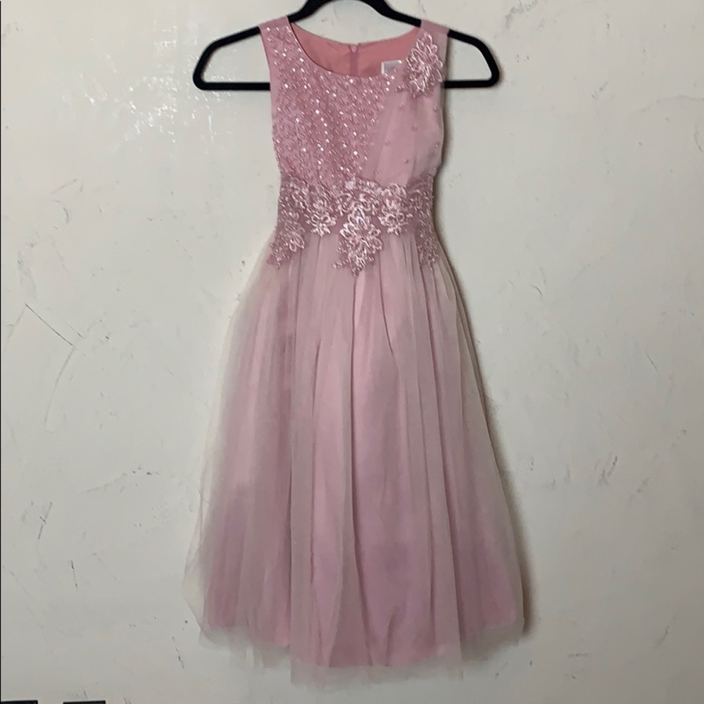 Cinderella Couture Dusty Rose bridesmaids dress